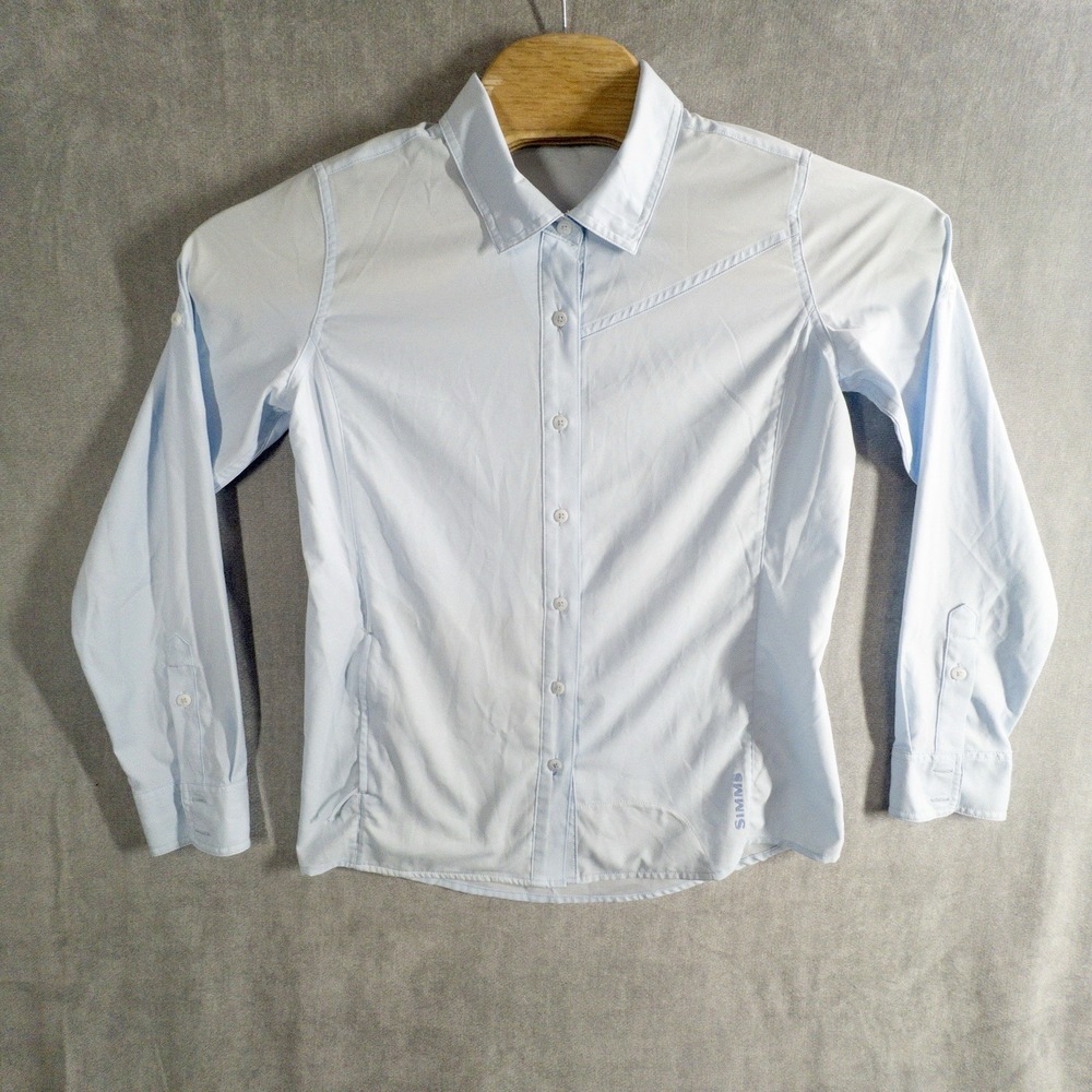 Simms Fishing Button Up Womens Medium Shirt Western Outdoors Gorpcore Camping‎